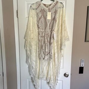 Cream Lace Boho style dress